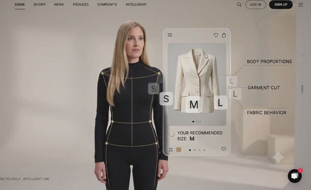 VIBE AI virtual try-on and size recommendation illustration from the mako article